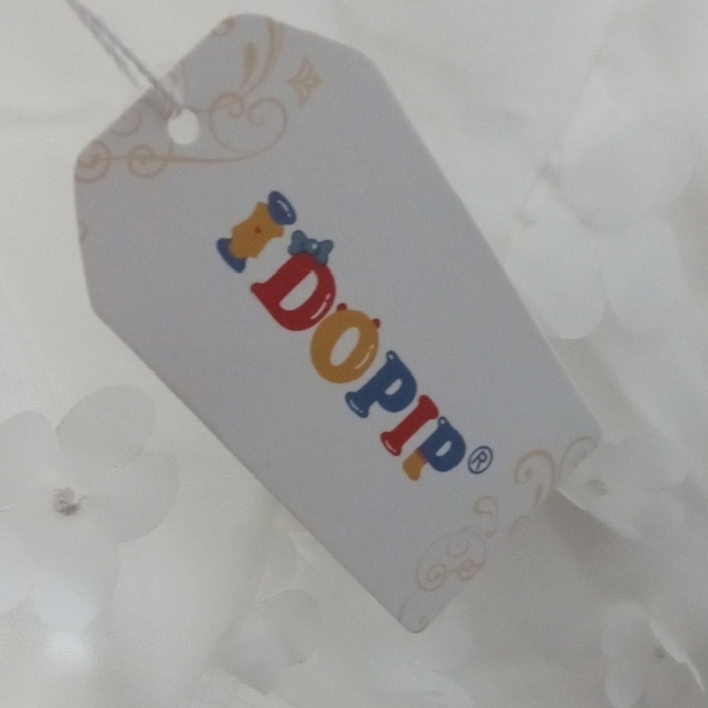 IDOPIP White  3D Floral Midi Dress L - Picture 12 of 12